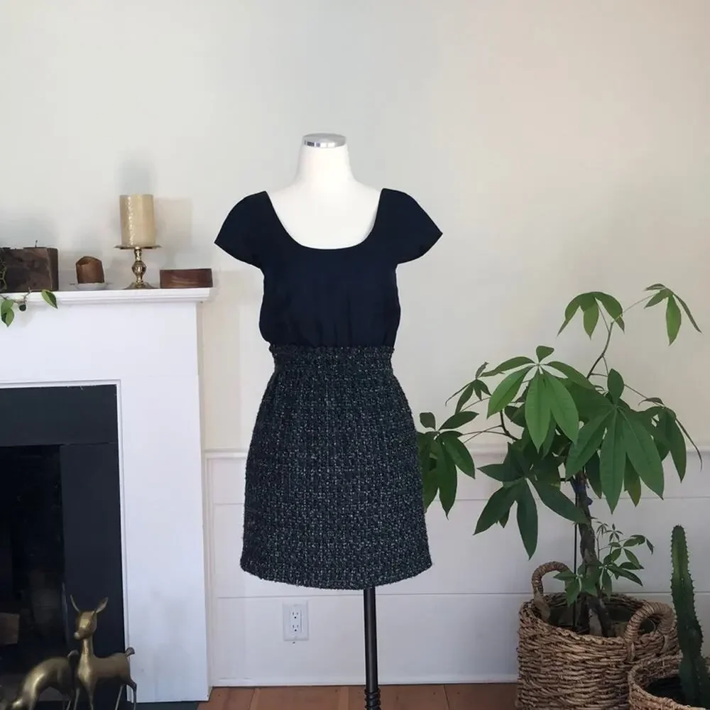JCrew Dress blue top wool skirt, 0